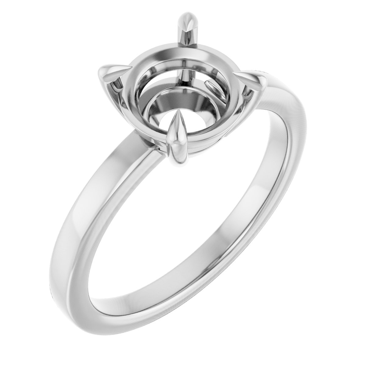 Claw-Prong Solitaire Engagement Ring