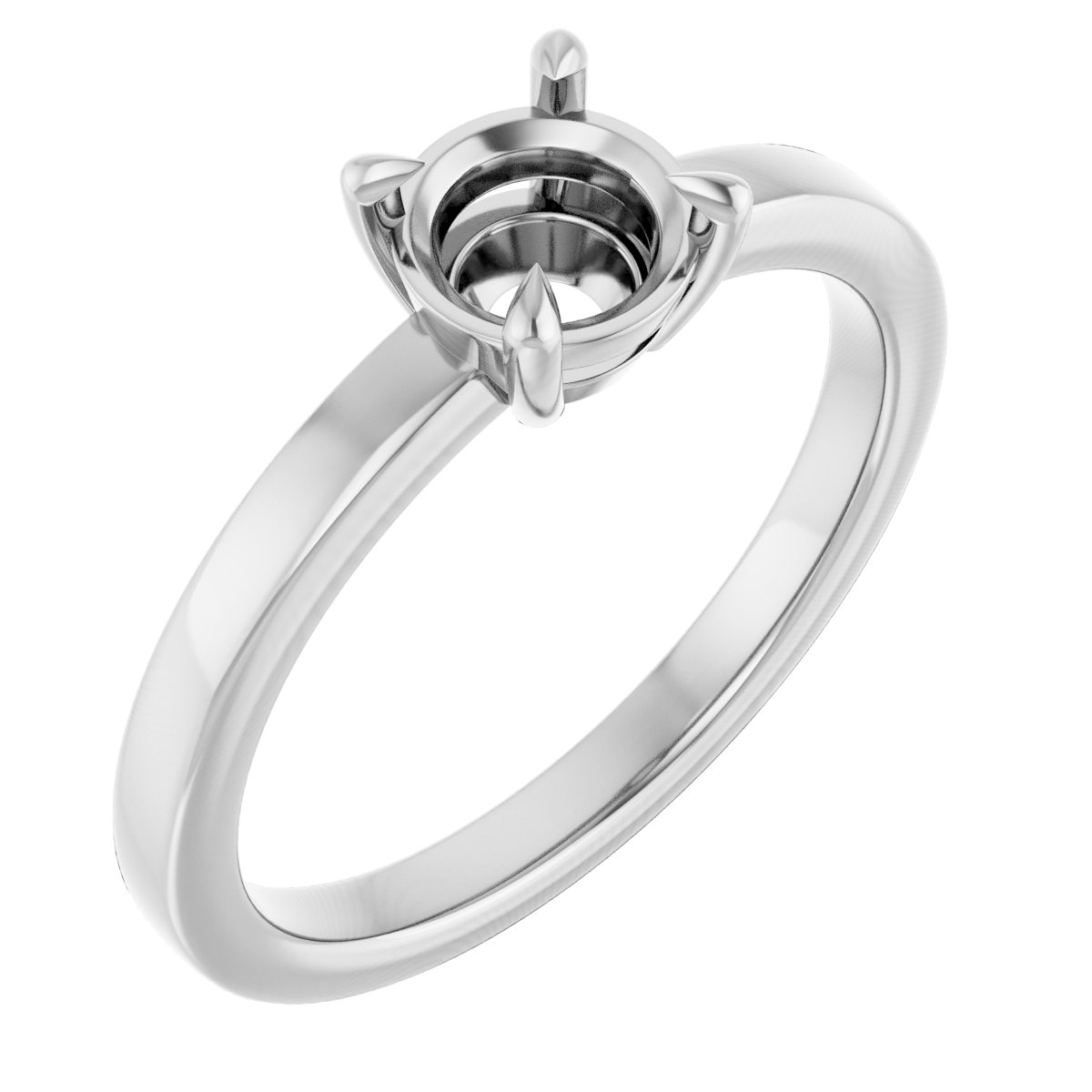 Claw-Prong Solitaire Engagement Ring