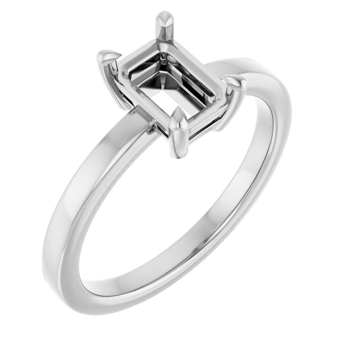 Claw-Prong Solitaire Engagement Ring