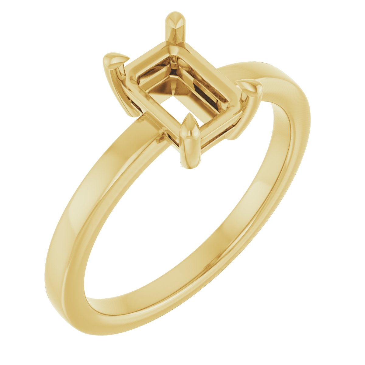 Claw-Prong Solitaire Engagement Ring