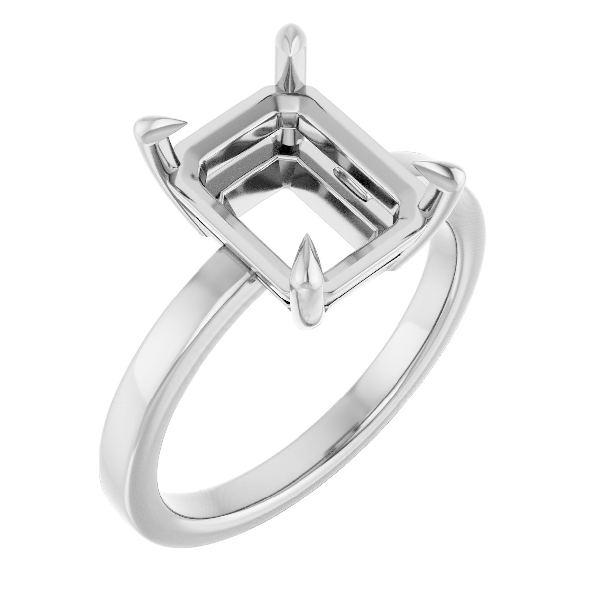 Claw-Prong Solitaire Engagement Ring