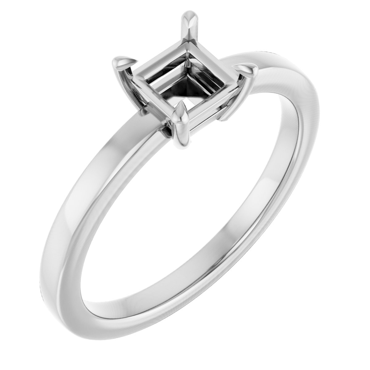 Claw-Prong Solitaire Engagement Ring