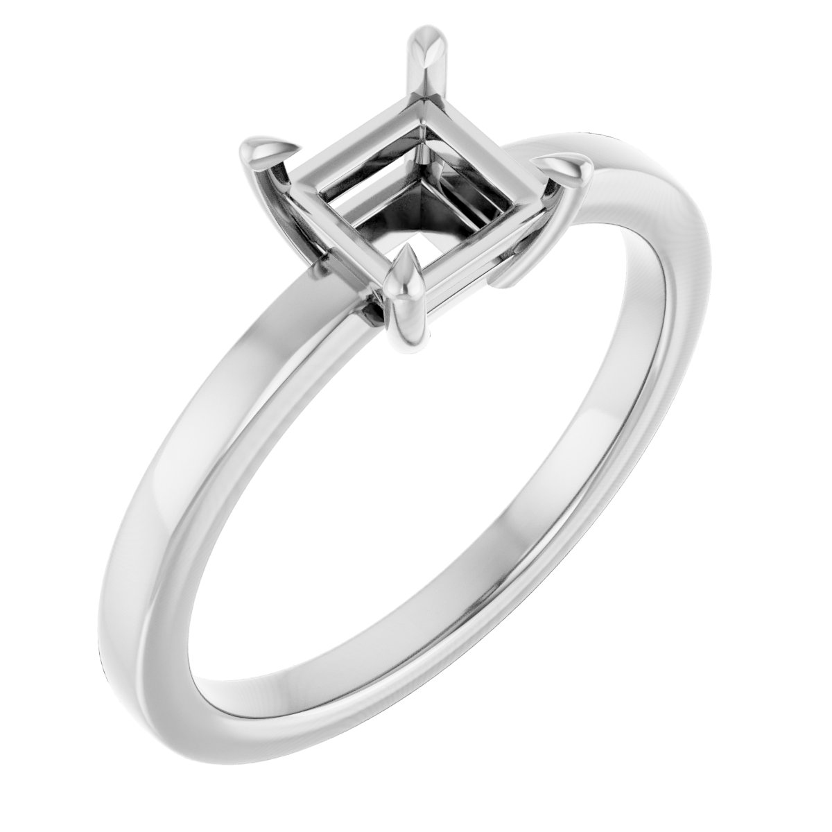 Claw-Prong Solitaire Engagement Ring
