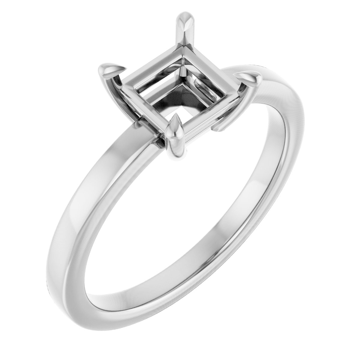 Claw-Prong Solitaire Engagement Ring