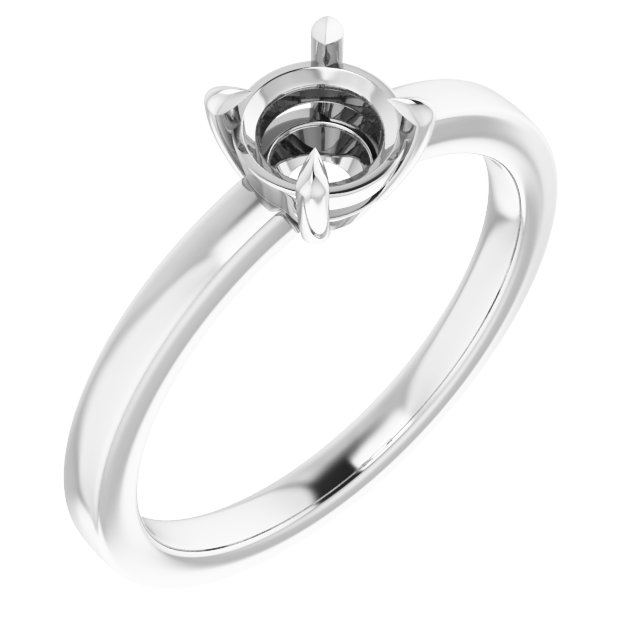 Claw-Prong Solitaire Engagement Ring