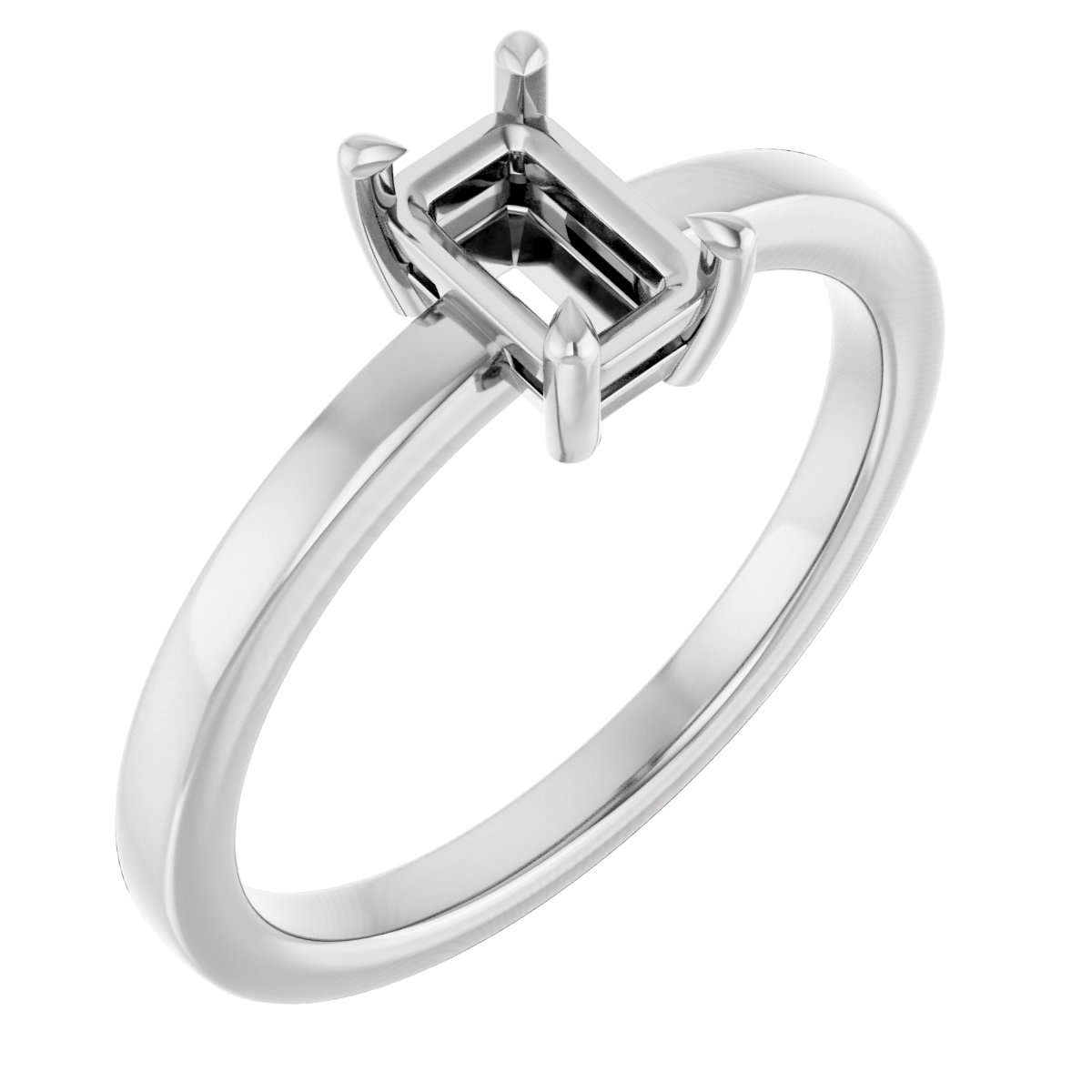 Claw-Prong Solitaire Engagement Ring