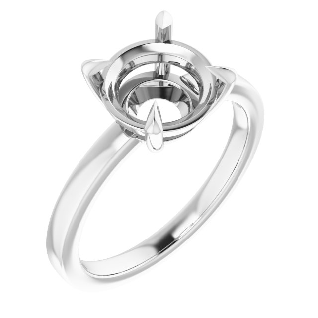 Claw-Prong Solitaire Engagement Ring