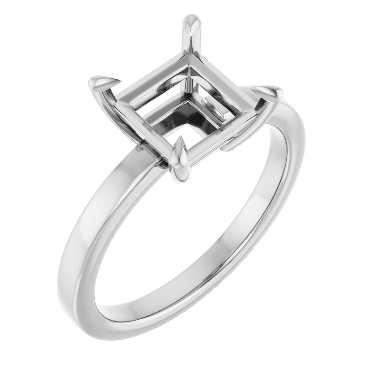 Claw-Prong Solitaire Engagement Ring