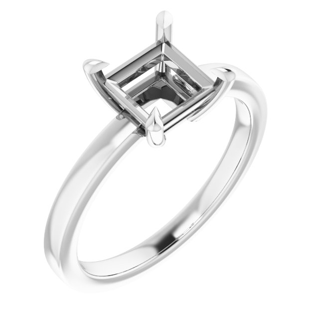 Claw-Prong Solitaire Engagement Ring