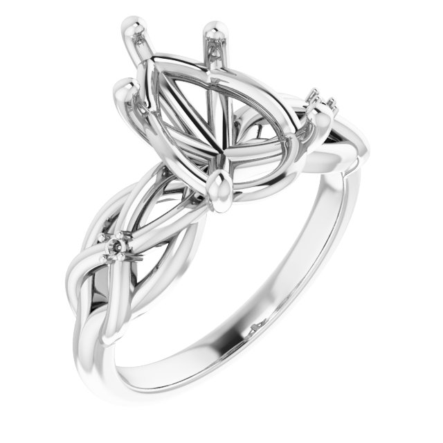 Accented Engagement Ring