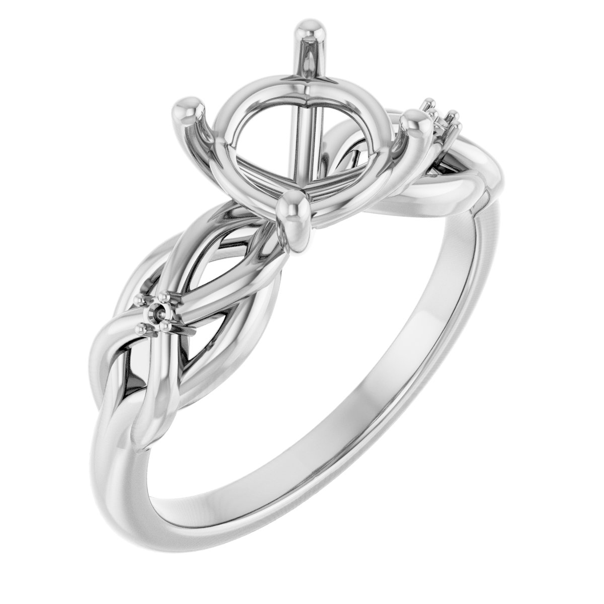 Accented Engagement Ring
