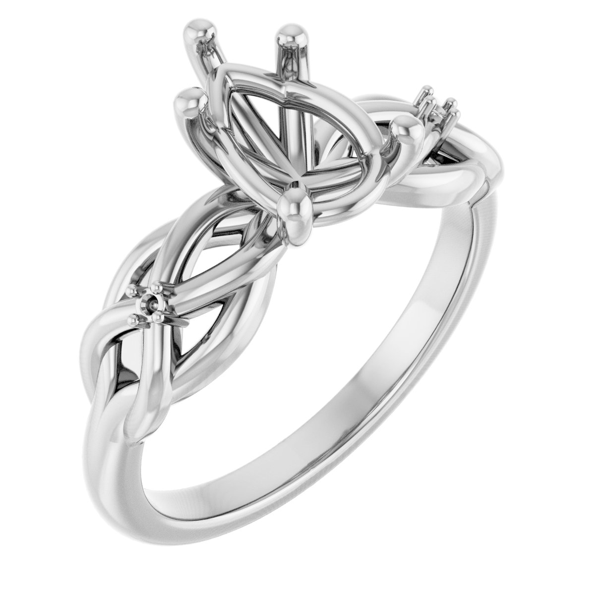 Accented Engagement Ring