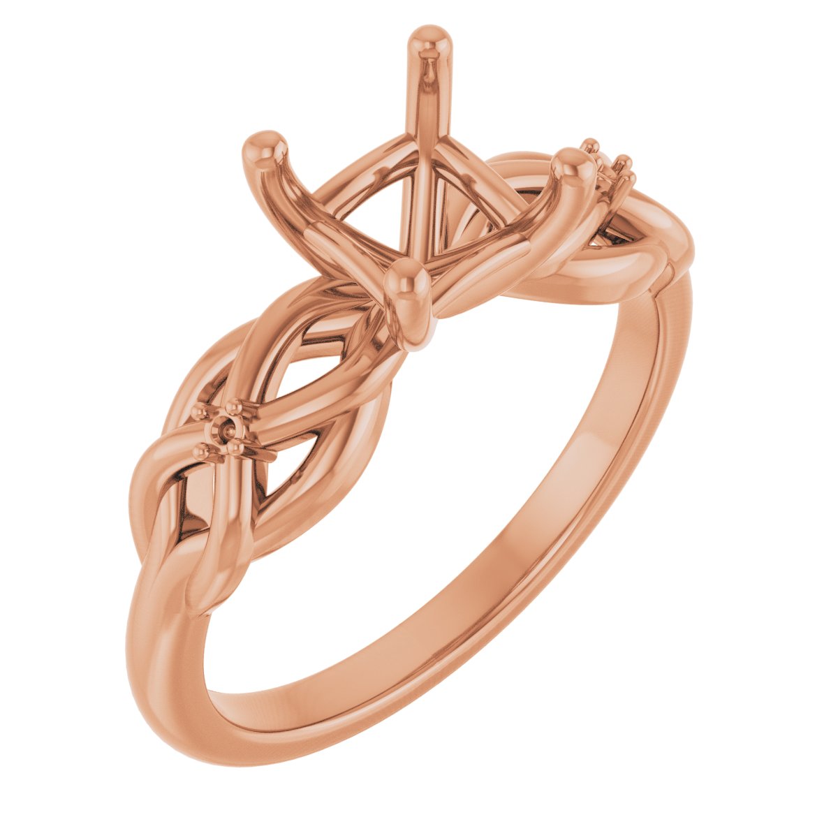 Asscher Engagement Ring · 6mm