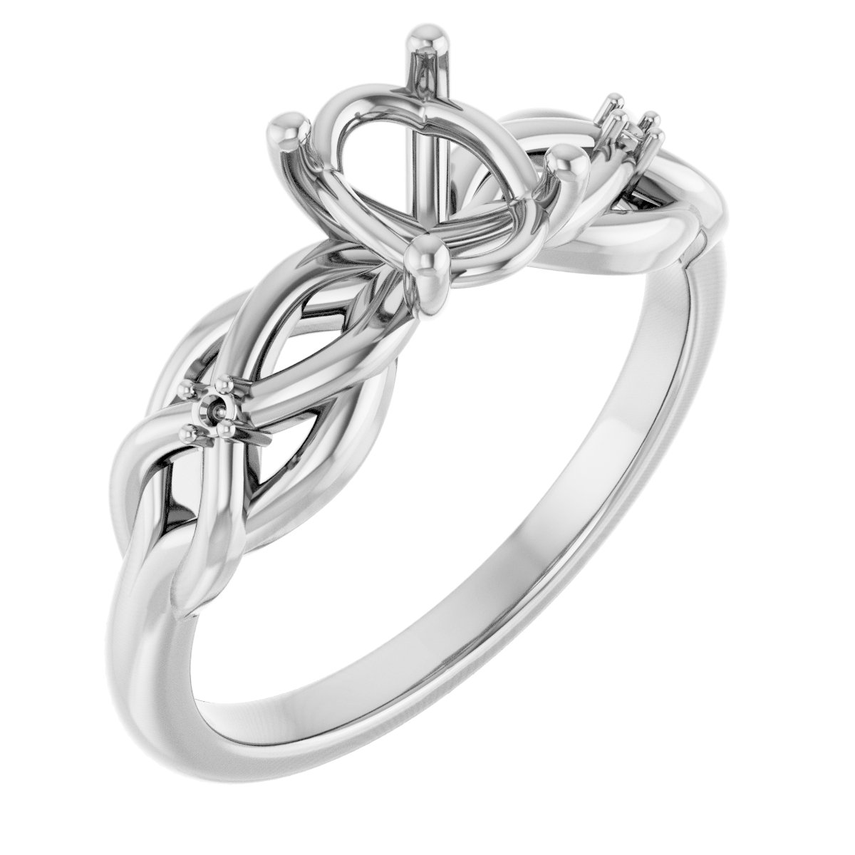 Accented Engagement Ring
