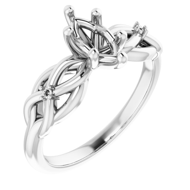 Accented Engagement Ring