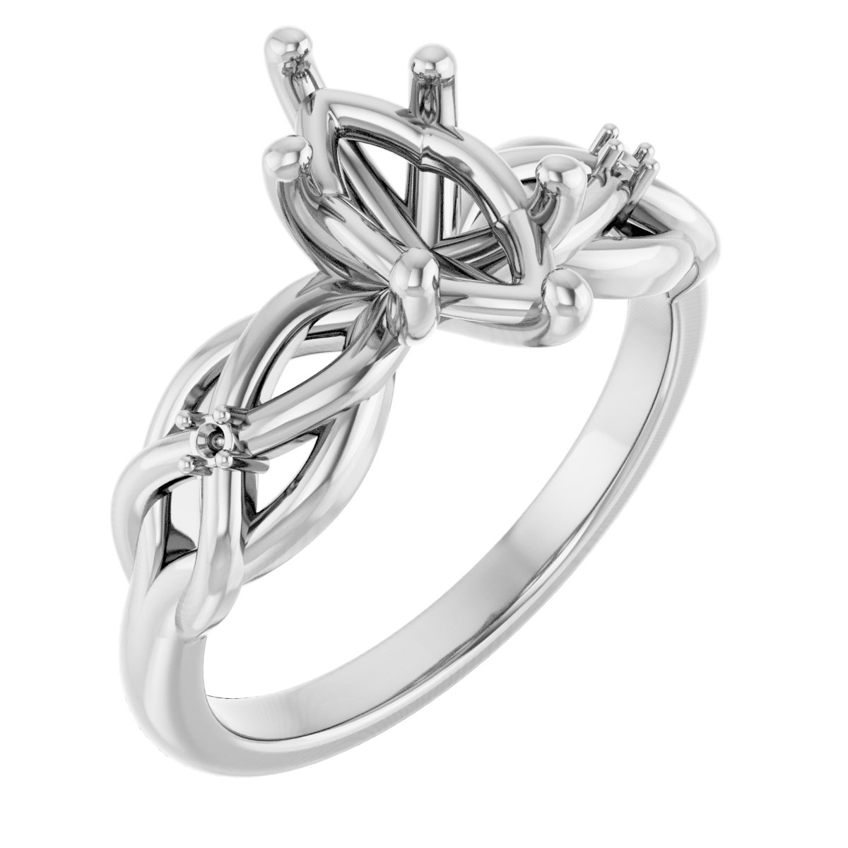 Accented Engagement Ring