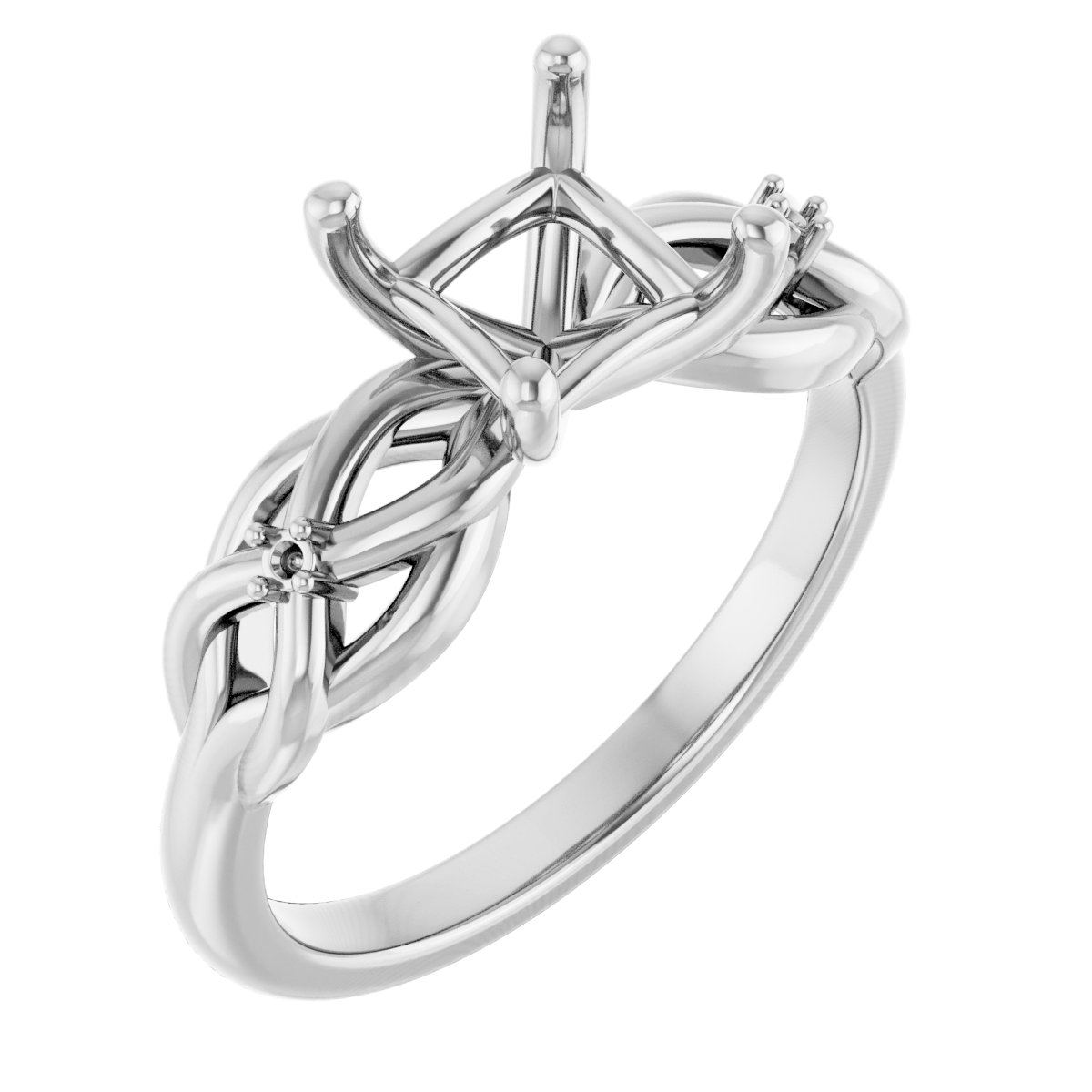 Accented Engagement Ring