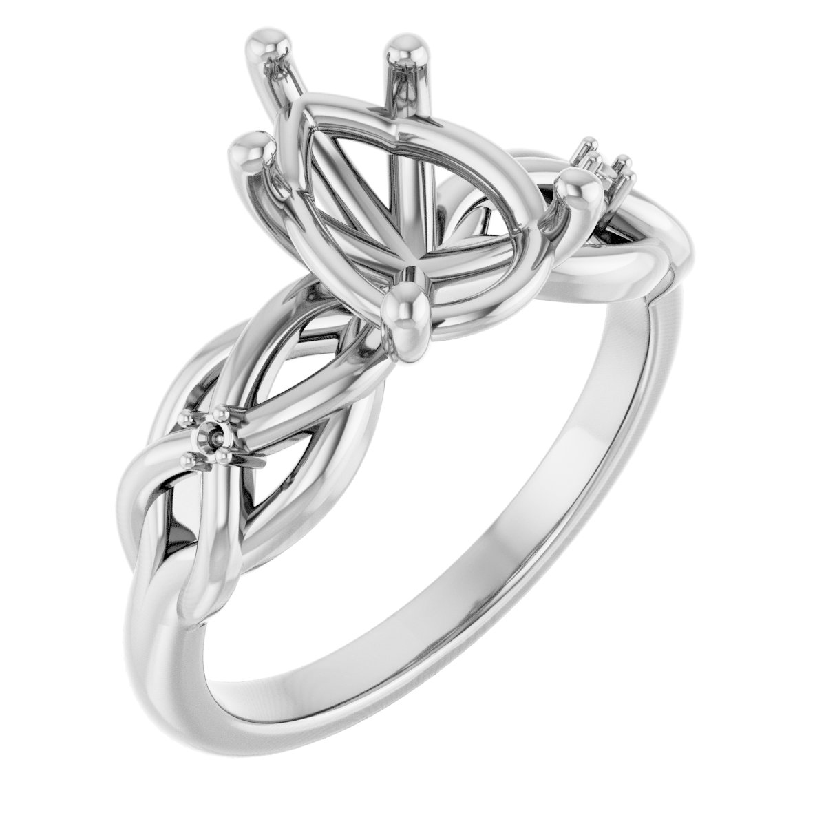 Accented Engagement Ring