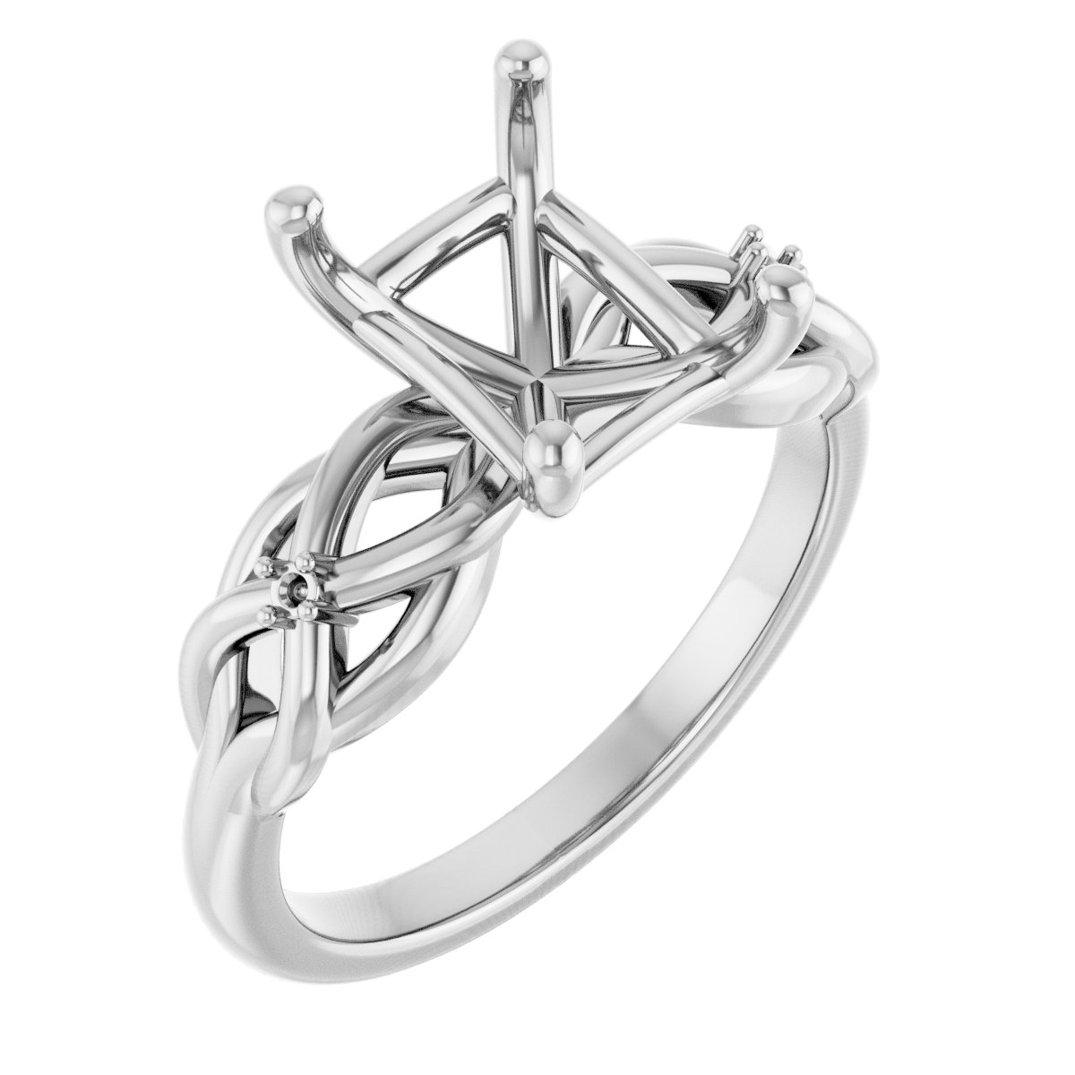 Accented Engagement Ring