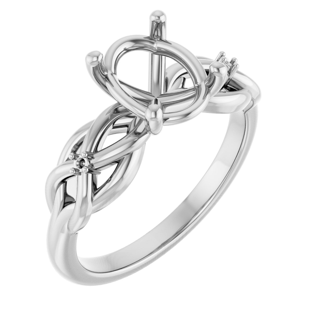 Accented Engagement Ring