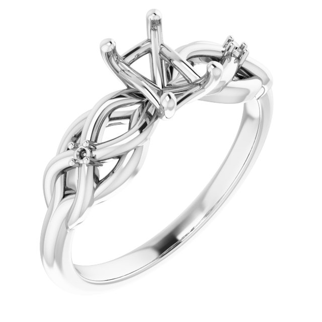 Accented Engagement Ring