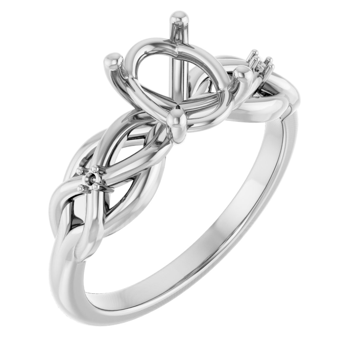 Accented Engagement Ring