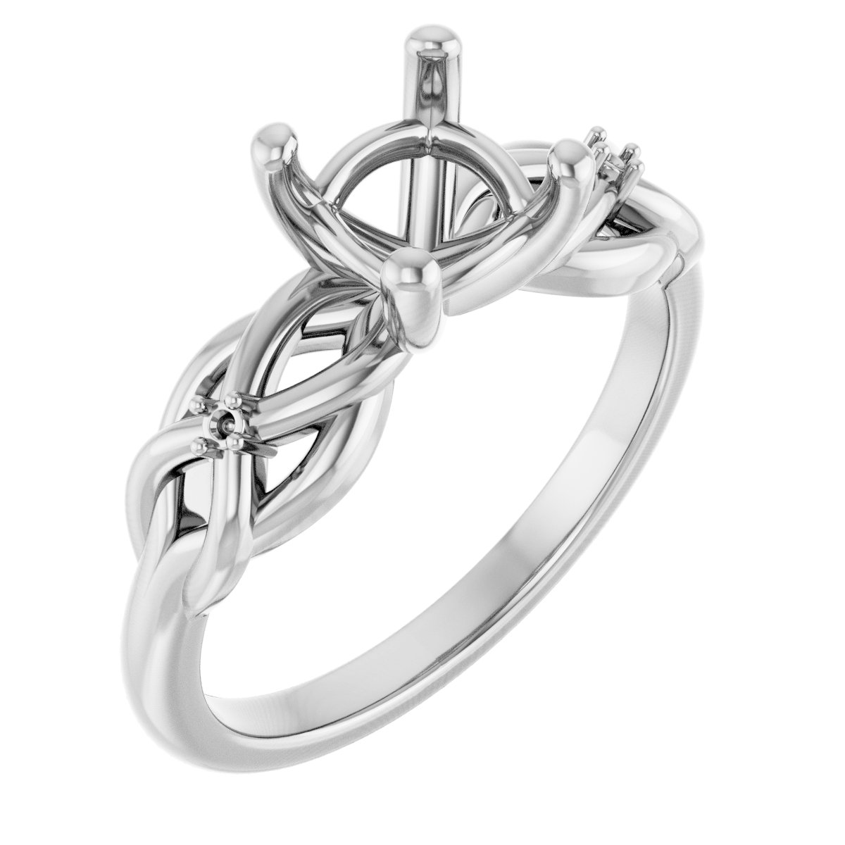 Accented Engagement Ring