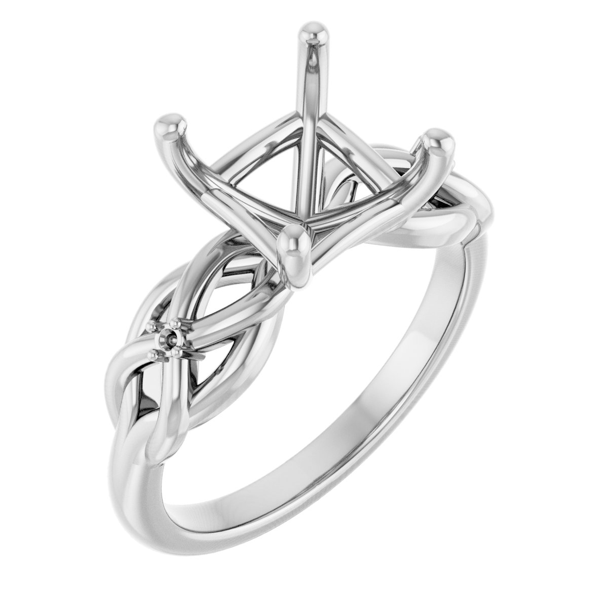 Accented Engagement Ring