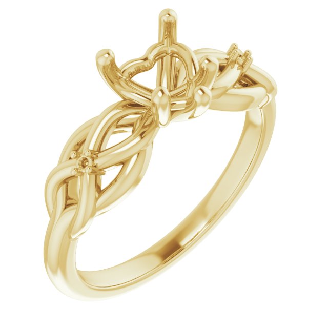 Accented Engagement Ring