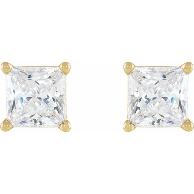 14K Yellow 1/10 CTW Natural Diamond Earrings