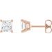 14K Rose 1/10 CTW Natural Diamond Earrings