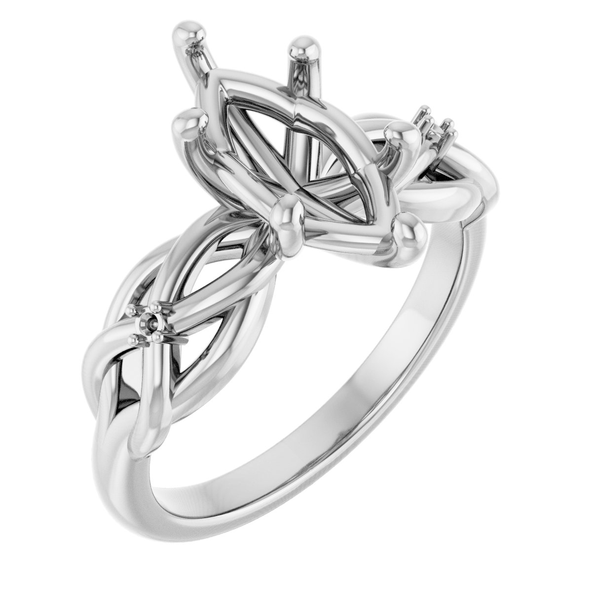 Accented Engagement Ring