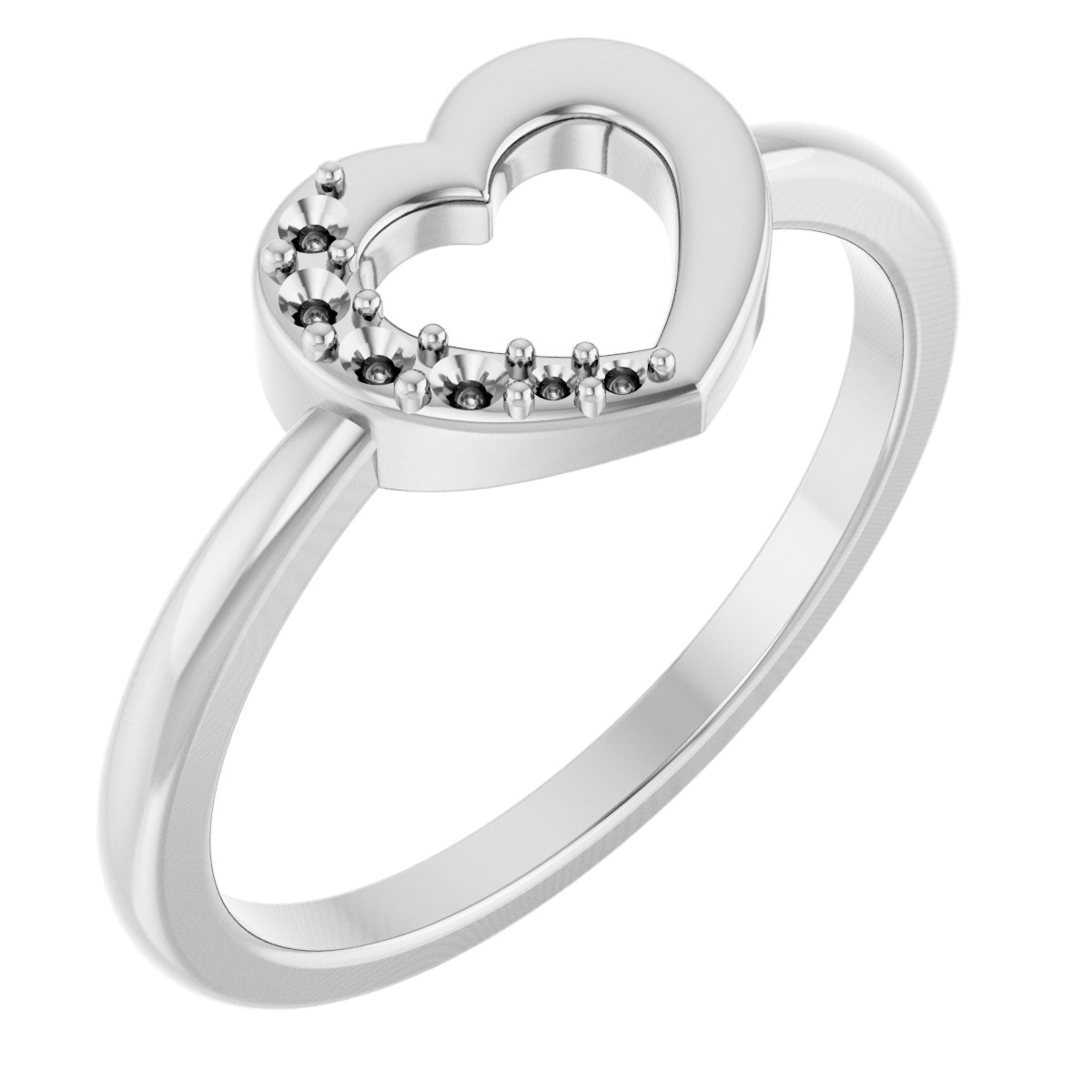 Family Heart Ring