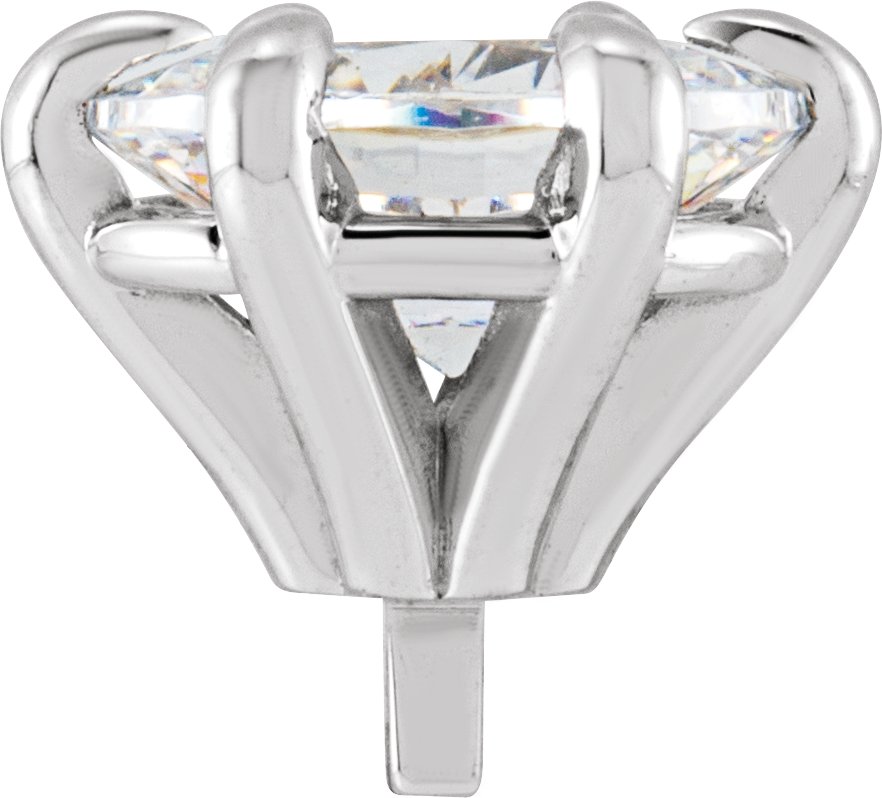 Oval 6-Prong Pre-Notched Claw Peg Setting