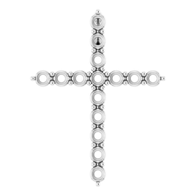 Accented Cross Necklace or Pendant
