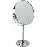 Double-Sided Mirror with Chrome Finish