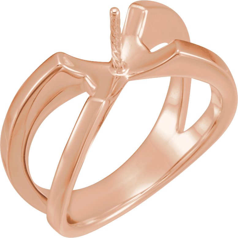 Solitaire Pearl Ring