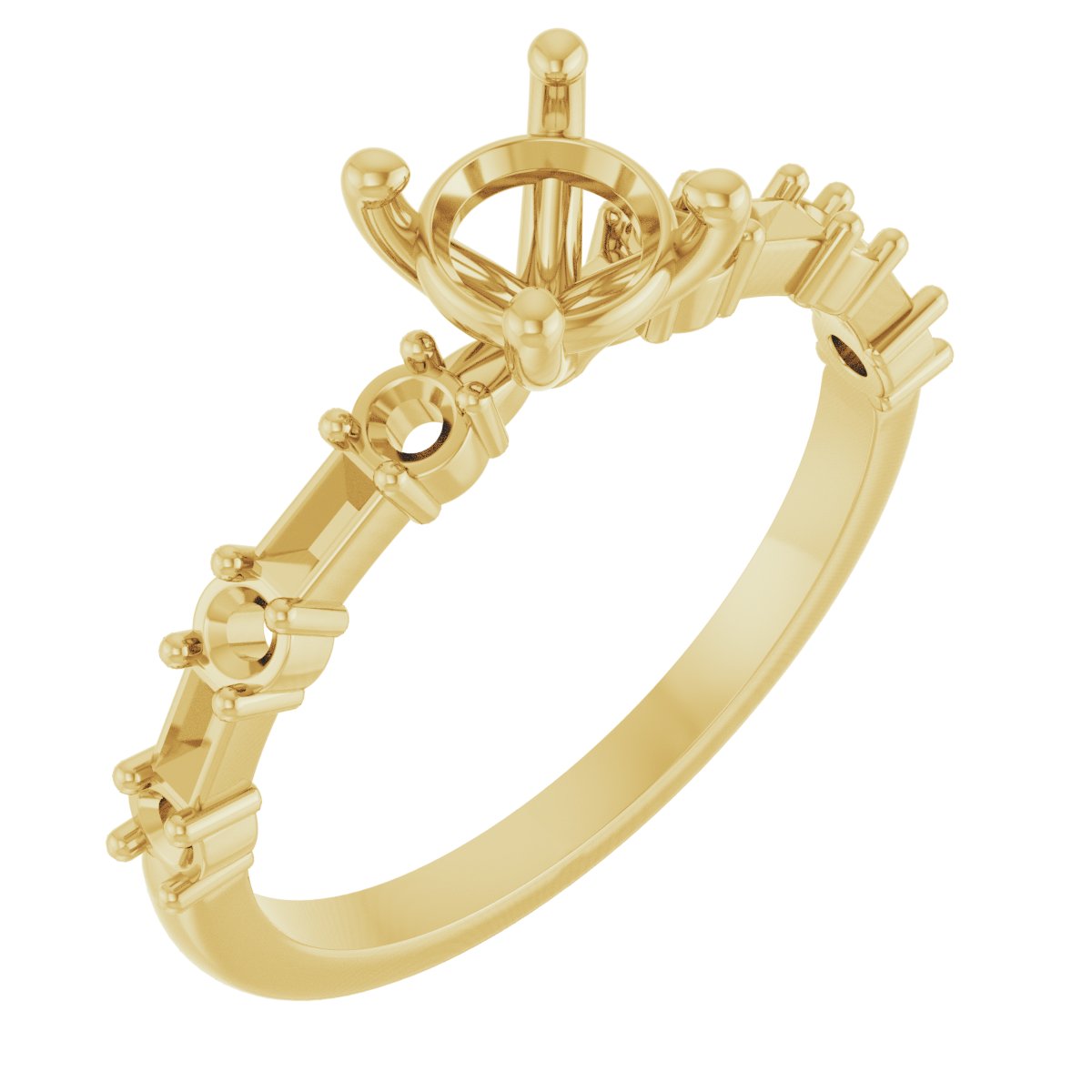 Accented Engagement Ring or Band