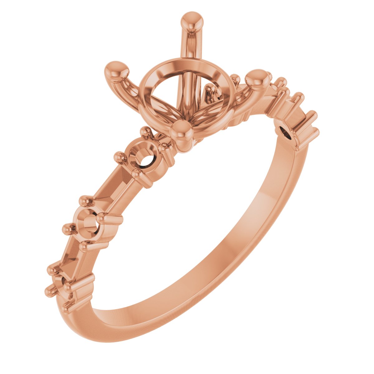Accented Engagement Ring or Band