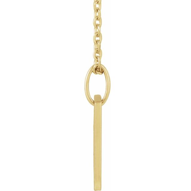 14K Yellow Gold 13.8x8 mm Adoption Symbol 16-18 14K Yellow Gold 13.8x8 mm Adoption Symbol 16-18