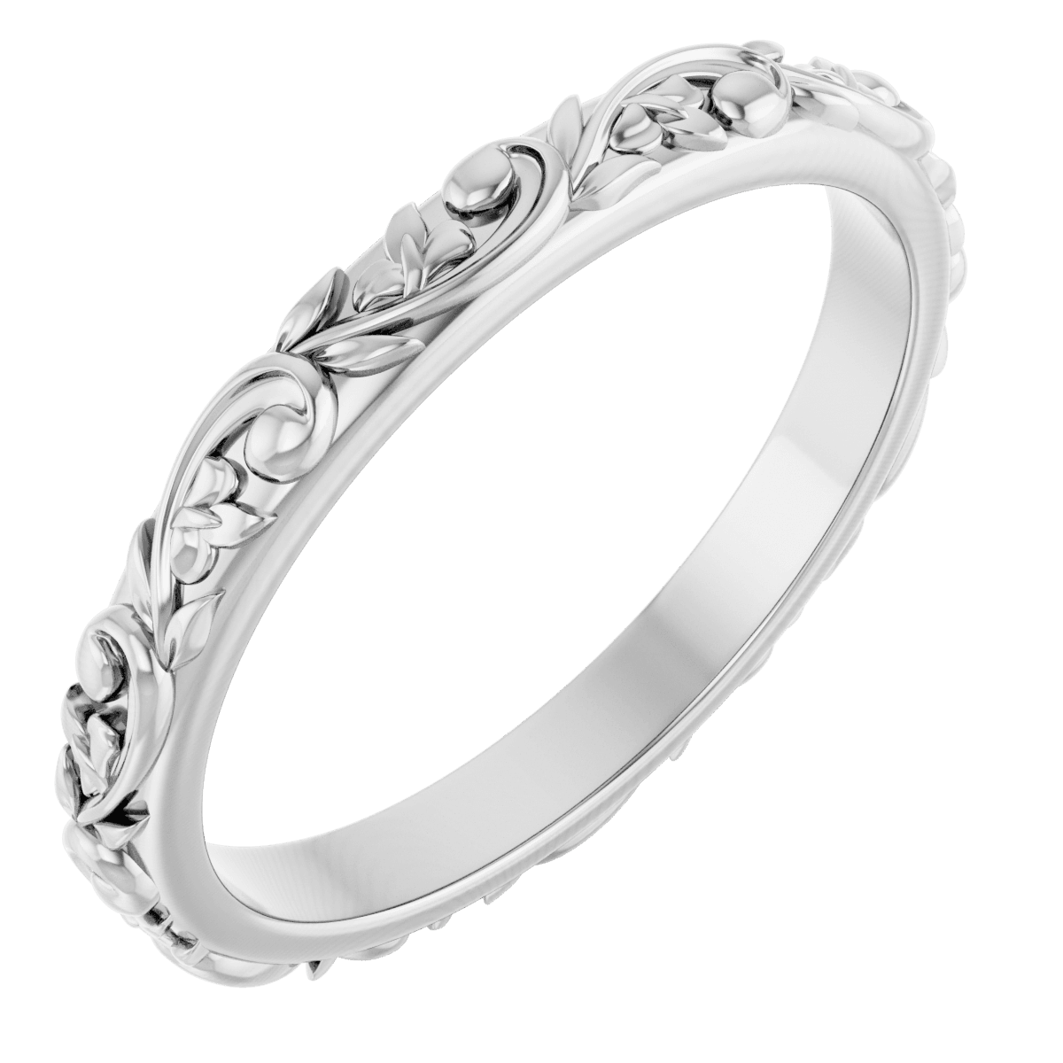 floral wedding ring