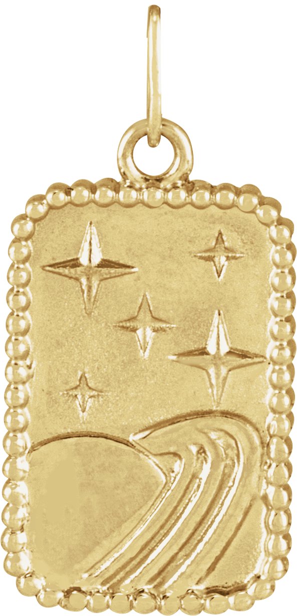 14K Yellow Galaxy Pendant Ref 19536463