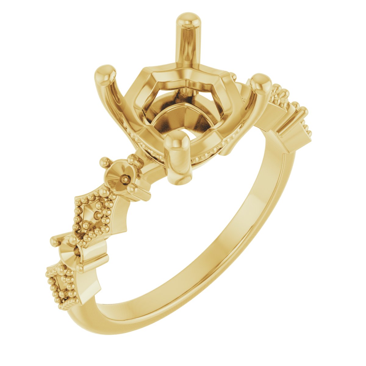 Accented Engagement Ring