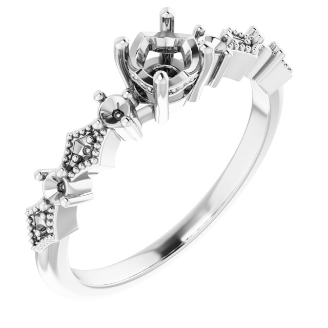 Accented Engagement Ring