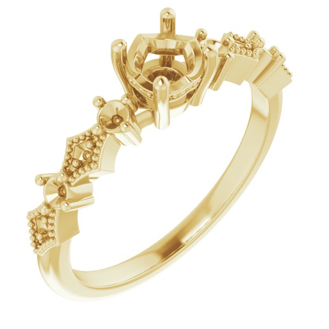 Accented Engagement Ring