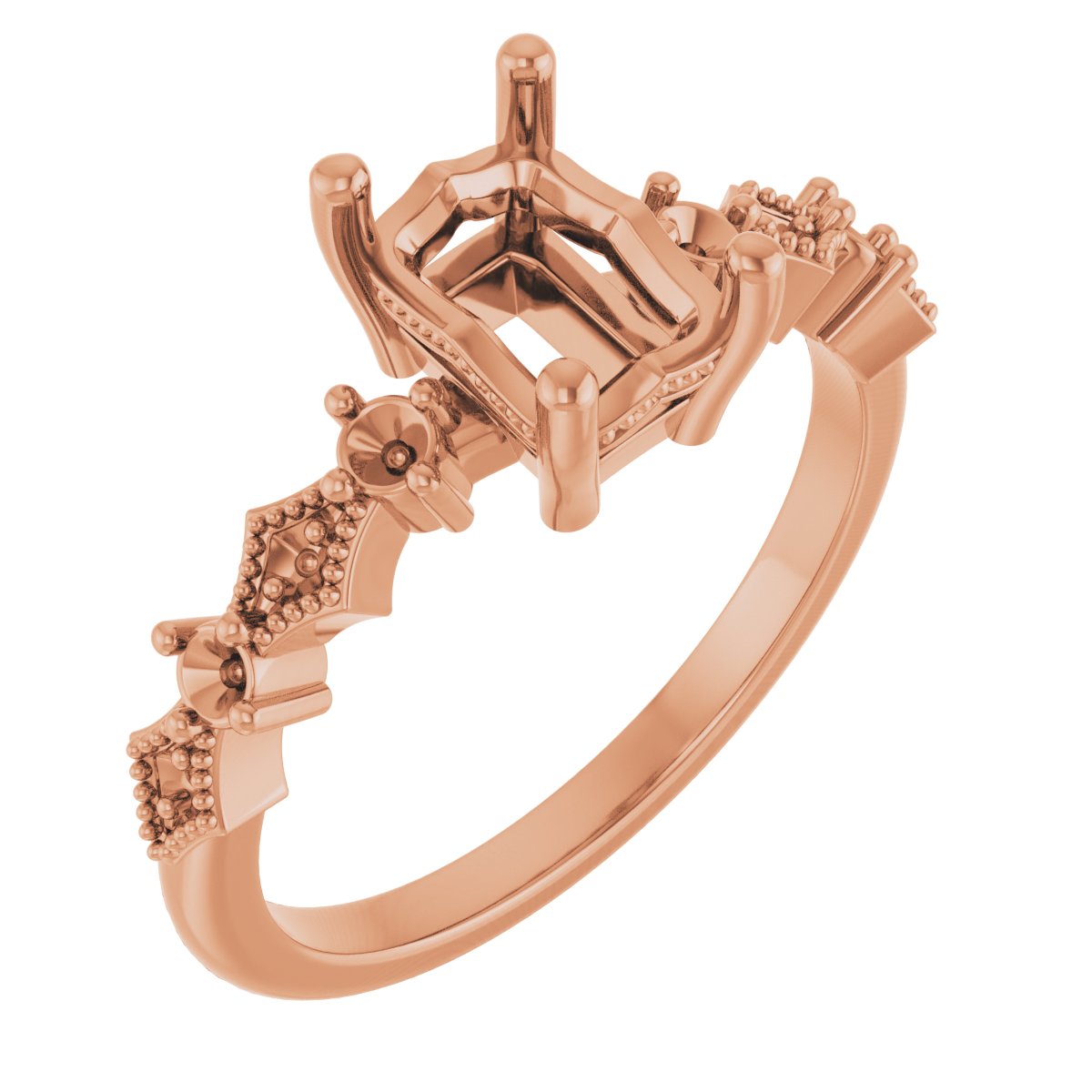 Accented Engagement Ring