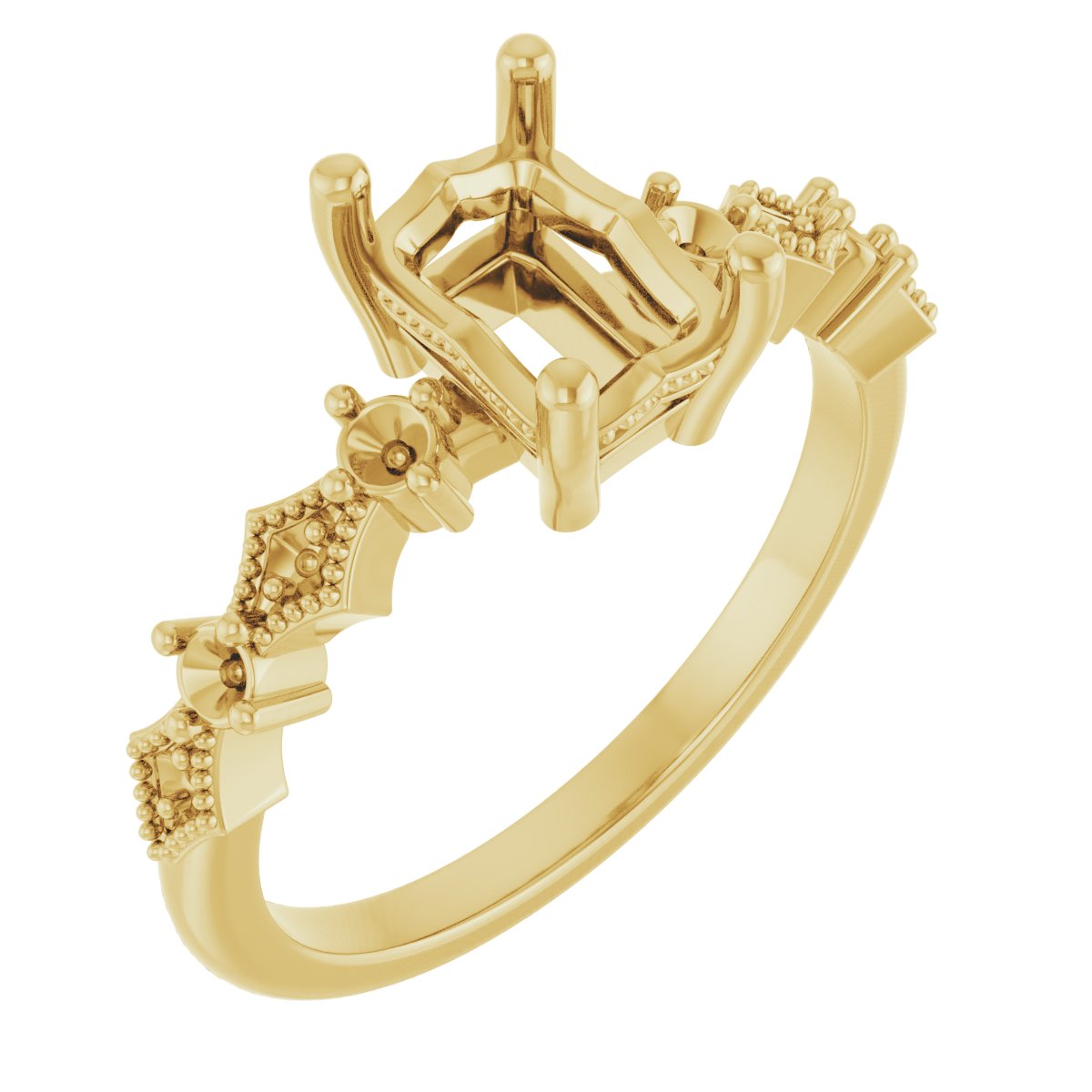 Accented Engagement Ring
