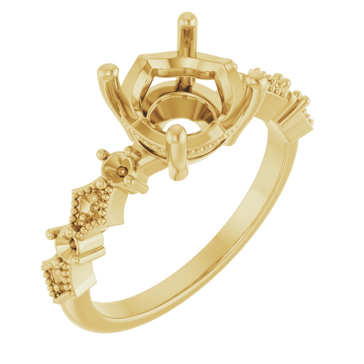 Accented Engagement Ring