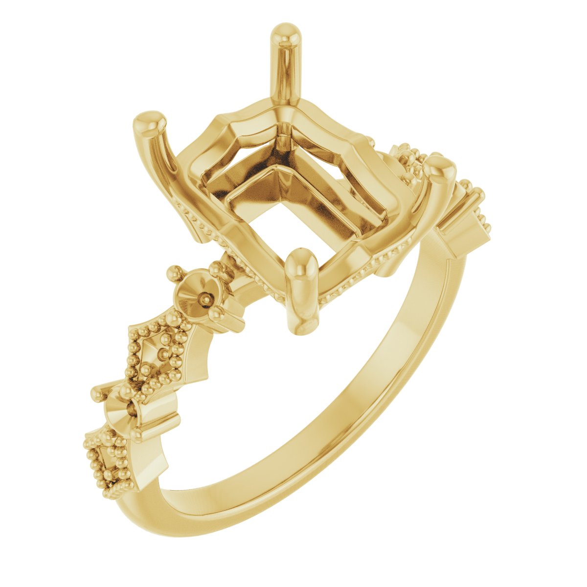 Accented Engagement Ring