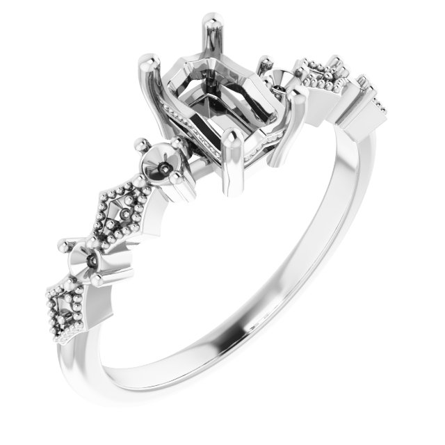 Accented Engagement Ring